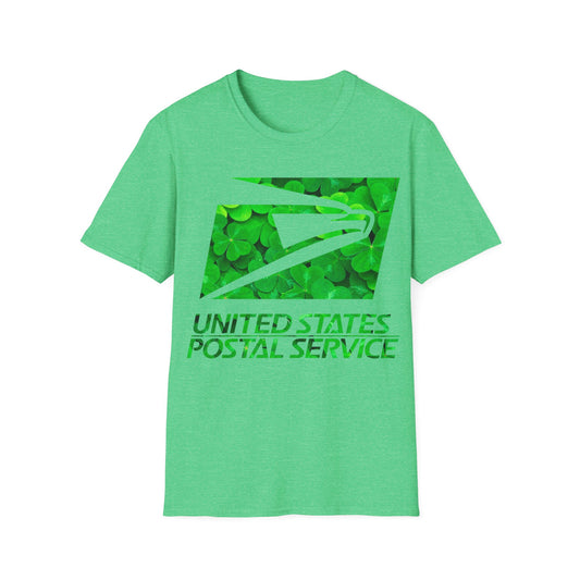 Postal Worker USPS Shamrock Unisex Softstyle T-Shirt