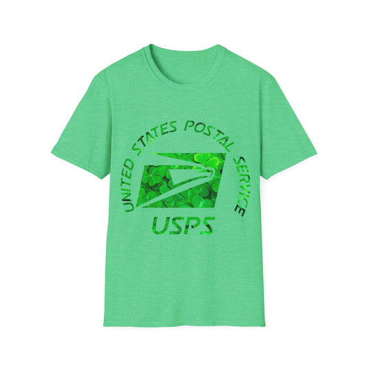 Postal Worker USPS clover leaf Unisex Softstyle T-Shirt