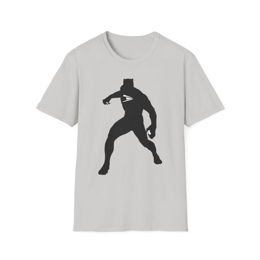 Postal Worker USPS Super Hero collection featuring Postal Panther Unisex Softstyle T-Shirt