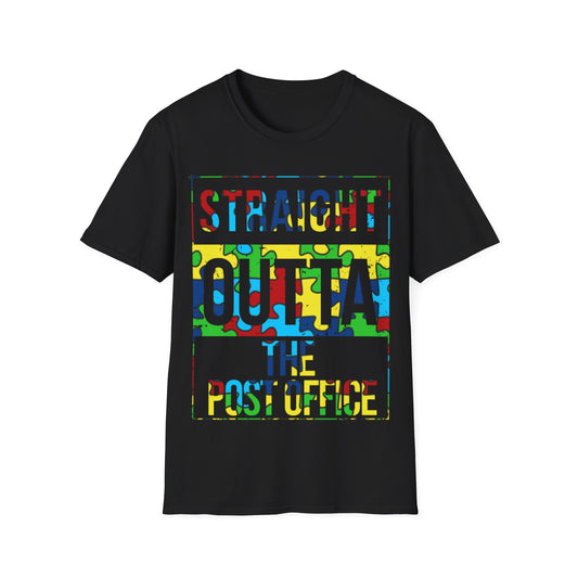 Postal Worker Softstyle T-Shirt Autism Awareness V3