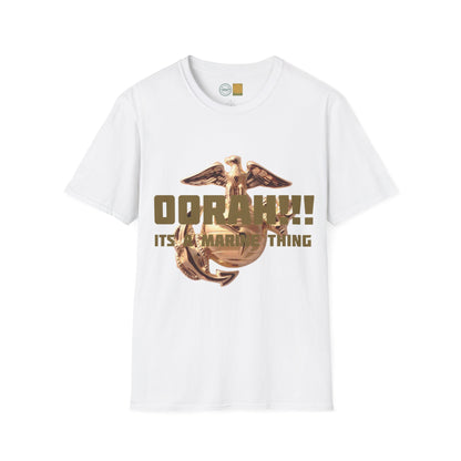 (Military Collection) Marine Corps Humor and funny collection 'Marine Thing' Unisex Softstyle T-Shirt