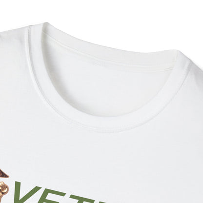 Postal Worker USPS Marine Coprs Vet Olive Green Unisex Softstyle T-Shirt