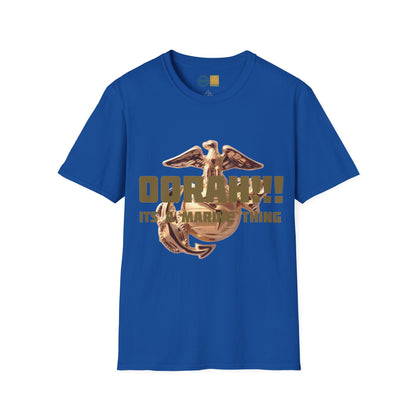 (Military Collection) Marine Corps Humor and funny collection 'Marine Thing' Unisex Softstyle T-Shirt