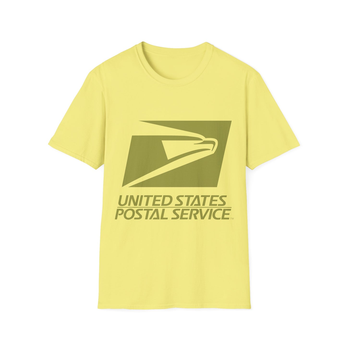 Postal Worker USPS Military Green  Unisex Softstyle T-Shirt