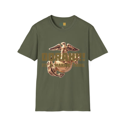 (Military Collection) Marine Corps Humor and funny collection 'Marine Thing' Unisex Softstyle T-Shirt