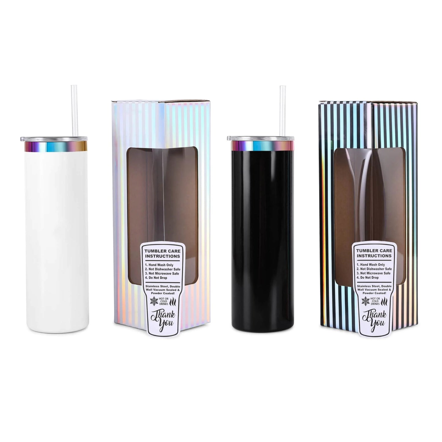 Laser Engraved Personalized 20oz (PLATED) Tumbler With Handle, Lid, & Straw