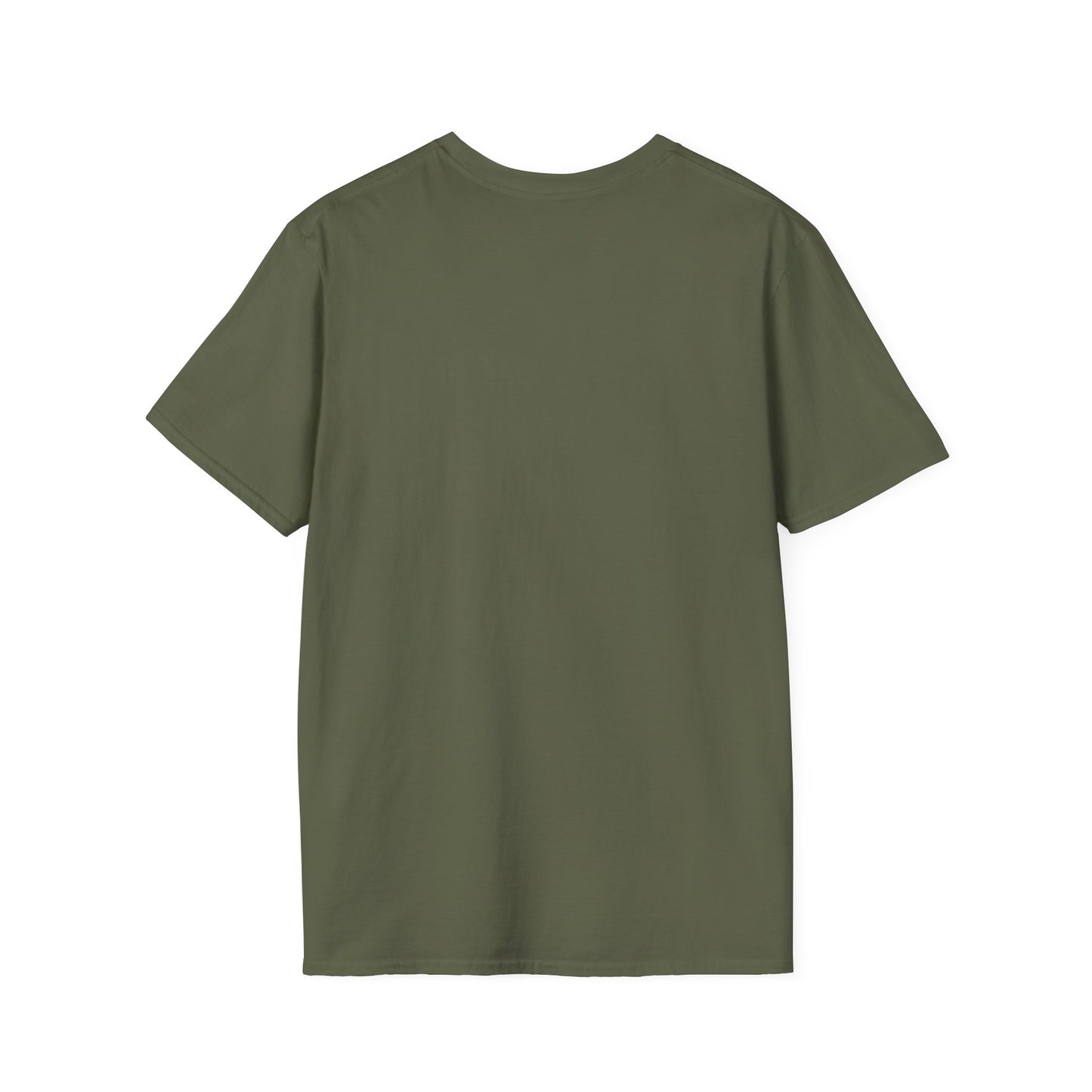 Postal Worker USPS Marine Coprs Vet Olive Green Unisex Softstyle T-Shirt