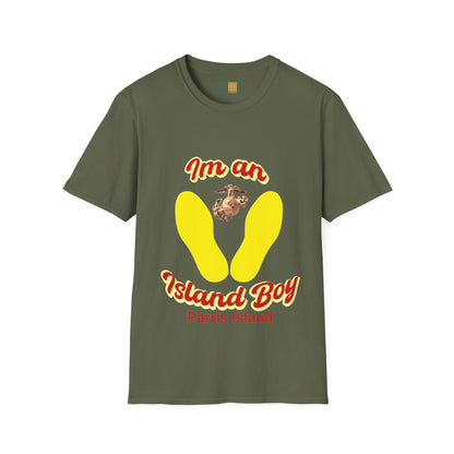 (Military Collection) Marine Corps Humor and funny collection 'Island Boy' Unisex Softstyle T-Shirt