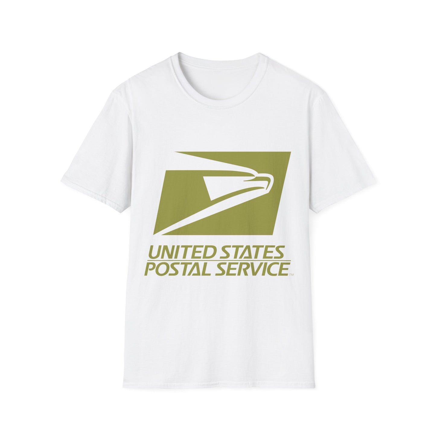 Postal Worker USPS Military Green  Unisex Softstyle T-Shirt