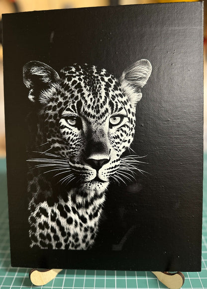 11"x14" Laser Engraved Cloth Canvas Wall Art