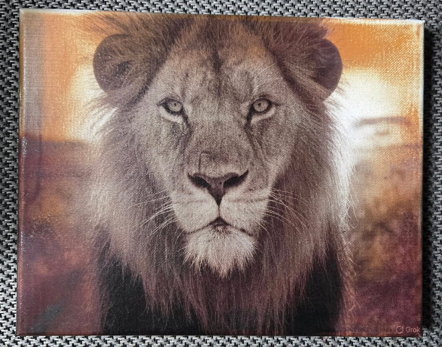 11"x14" Laser Engraved Cloth Canvas Wall Art