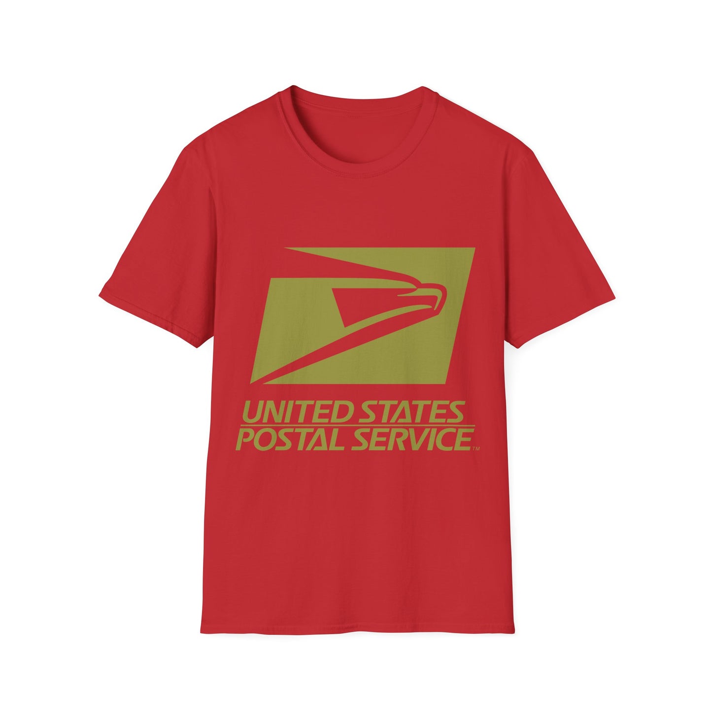 Postal Worker USPS Military Green  Unisex Softstyle T-Shirt