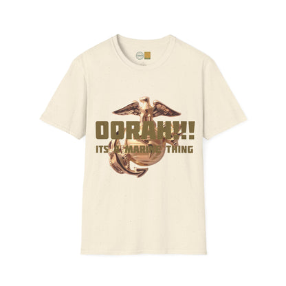 (Military Collection) Marine Corps Humor and funny collection 'Marine Thing' Unisex Softstyle T-Shirt