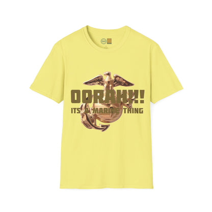 (Military Collection) Marine Corps Humor and funny collection 'Marine Thing' Unisex Softstyle T-Shirt