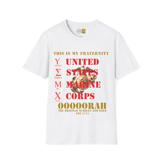 (Military Collection) Marine Corps Humor and funny collection 'My Frat' Unisex Softstyle T-Shirt