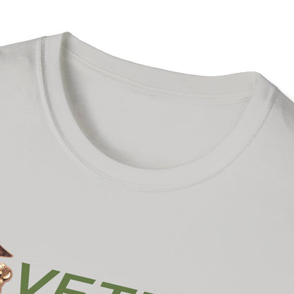 Postal Worker USPS Marine Coprs Vet Olive Green Unisex Softstyle T-Shirt