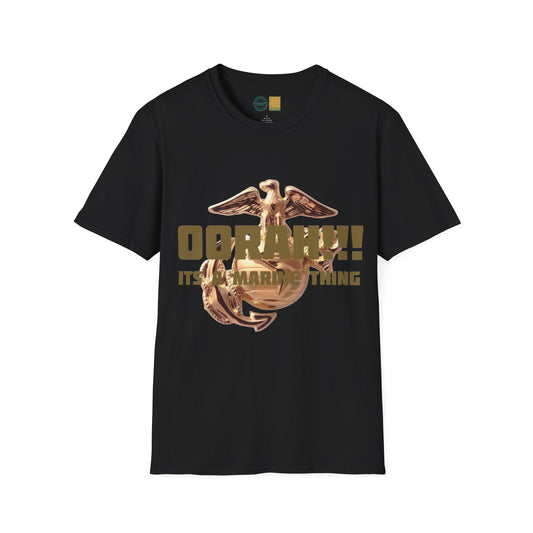 (Military Collection) Marine Corps Humor and funny collection 'Marine Thing' Unisex Softstyle T-Shirt