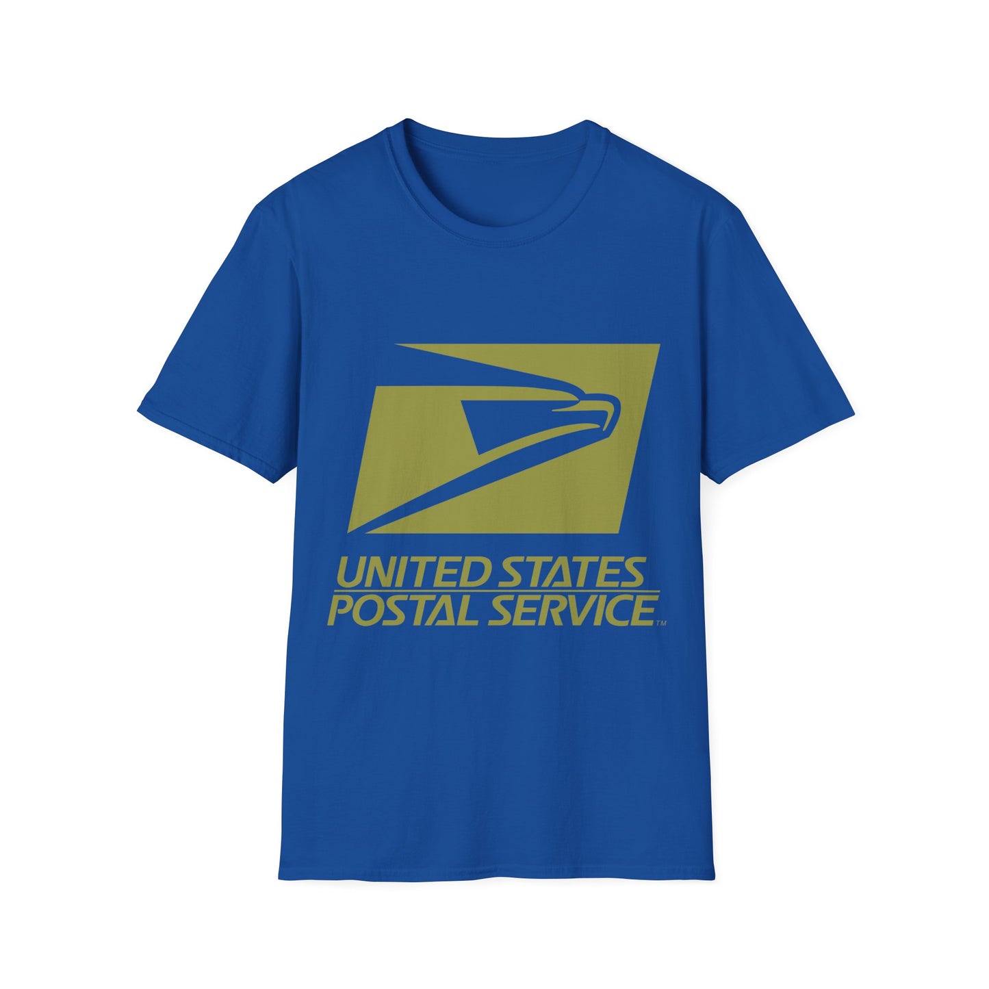Postal Worker USPS Military Green  Unisex Softstyle T-Shirt