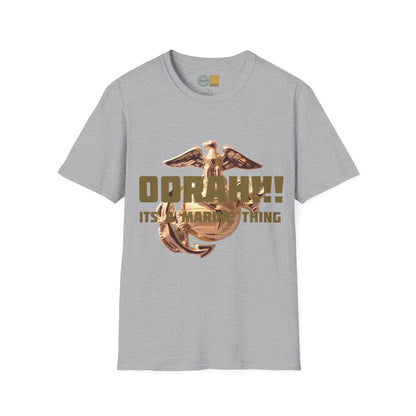 (Military Collection) Marine Corps Humor and funny collection 'Marine Thing' Unisex Softstyle T-Shirt