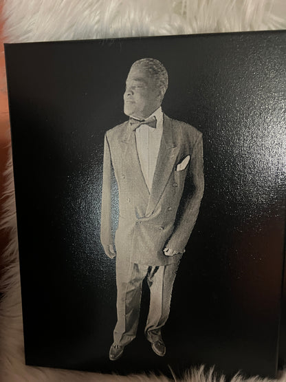 11"x14" Laser Engraved Cloth Canvas Wall Art