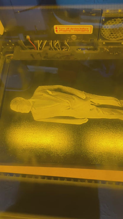 11"x14" Laser Engraved Cloth Canvas Wall Art